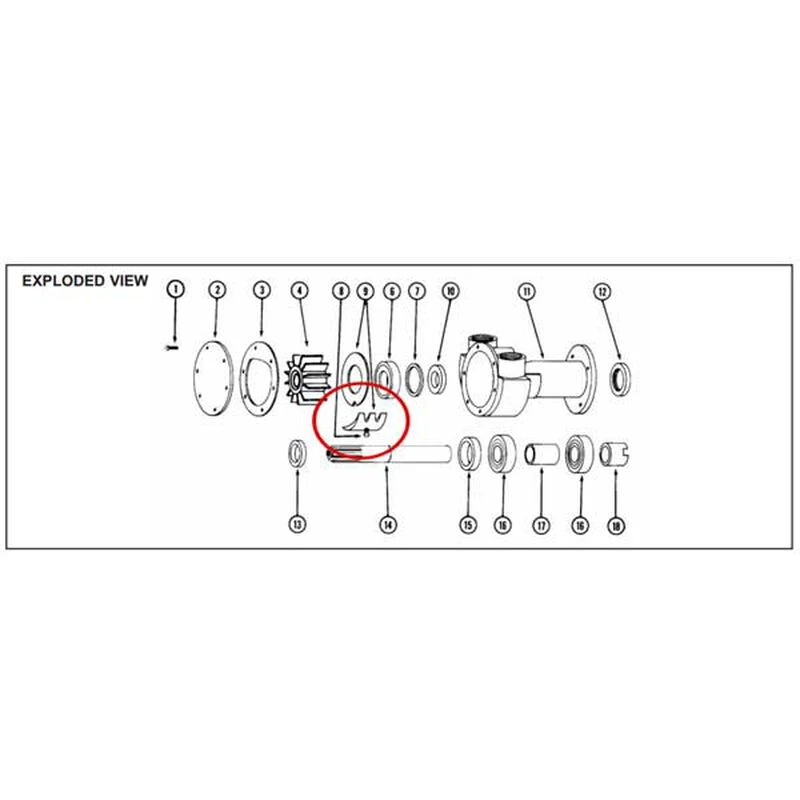 RULE INDUSTRIES Cam WearPlate Assembly for Self-Priming Pump