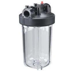 YACHT-MATE 14" Water Filter, Clear Sump/Black Top