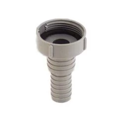 AMBASSADOR MARINE Straight Hose Barb Adapter, 1 1/4" (F) Thread to 1" Hose Barb
