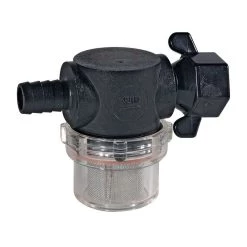 SHURFLO Swivel Nut Strainer with 1/2" Barb Inlet