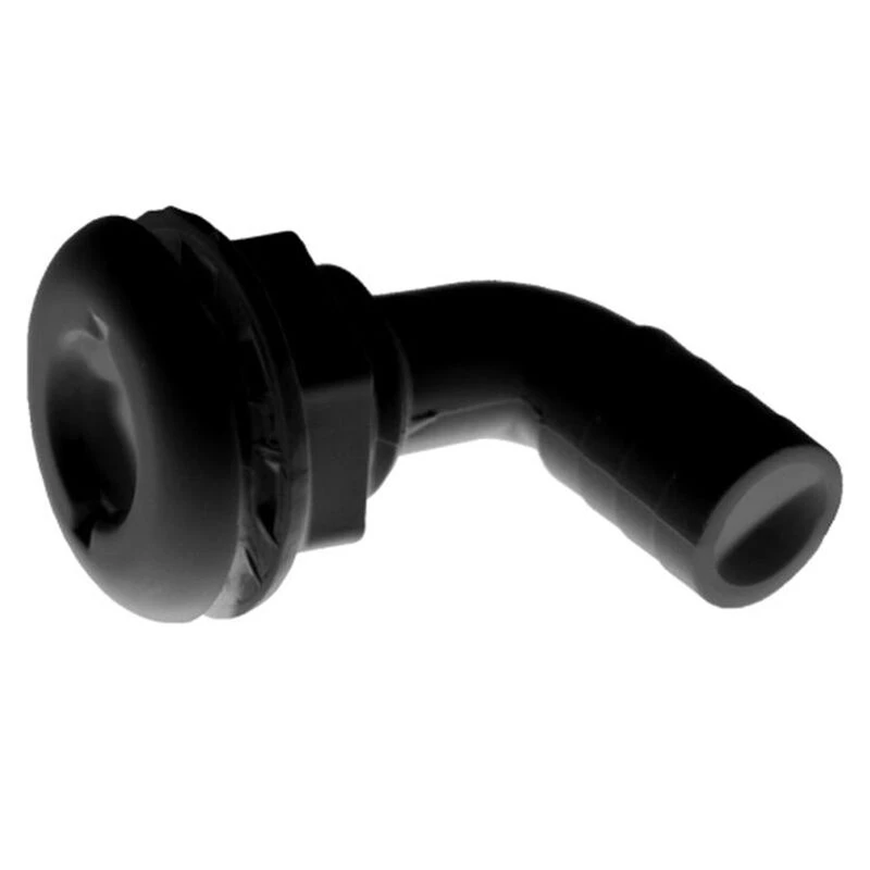 T-H MARINE 3/4" 90° Thru-Hull Fitting, Black