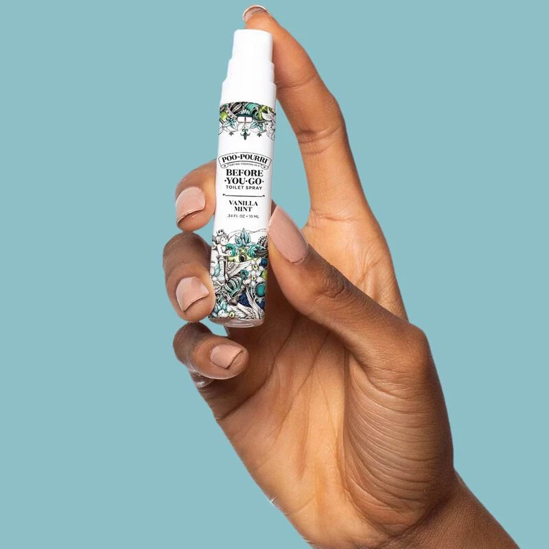 POO-POURRI Vanilla Mint Toilet Spray, 10ml - Image 2