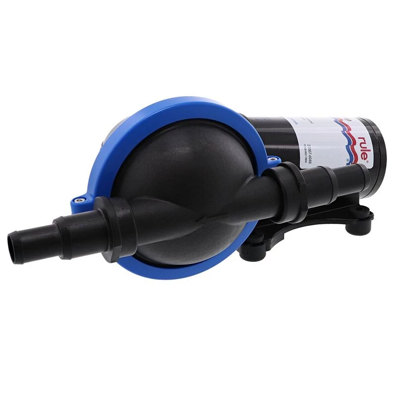 RULE INDUSTRIES Self-Priming Dry Bilge Pump with On/Off Switch, 12V - Image 3