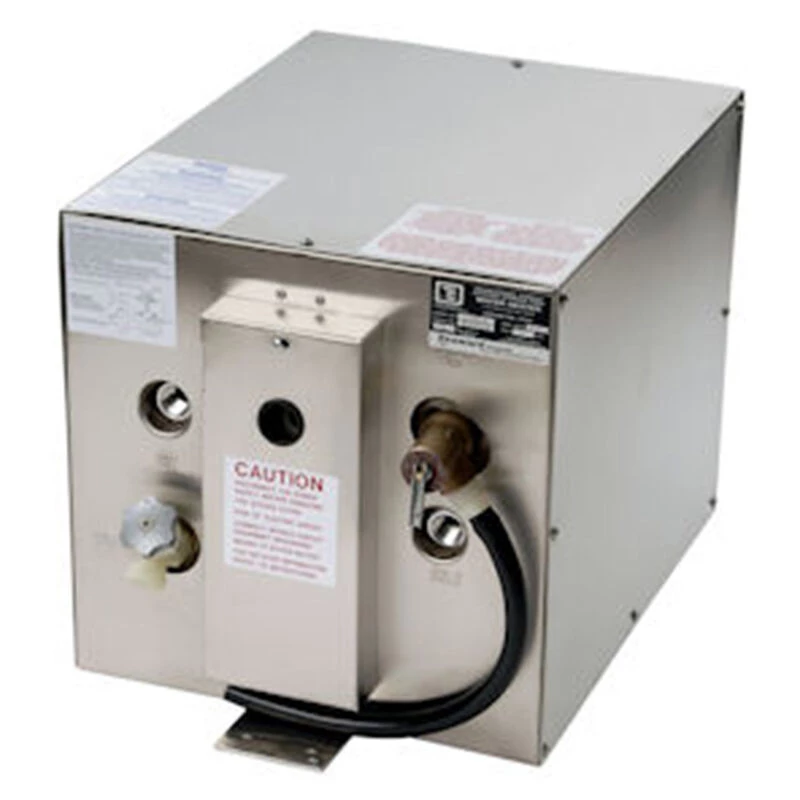 SEAWARD 11-Gallon Water Heater with Stainless Steel Case, Front Exchanger, Horizontal Orientation, 120V