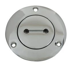 PERKO Chromed Bronze Deck Plate for Pipe