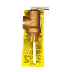 RARITAN 1700 Series Water Heater Temperature and Pressure Relief Valve, 75 psi