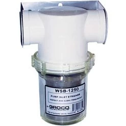 GROCO Inline Water Strainer, 1 1/4" Port Sizes