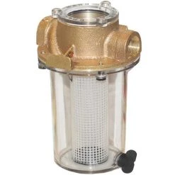GROCO 1/2" ARG Raw Water Strainer with Stainless Steel Basket