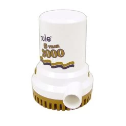 RULE INDUSTRIES 2000 GPH Electric Bilge Pump, Gold Series