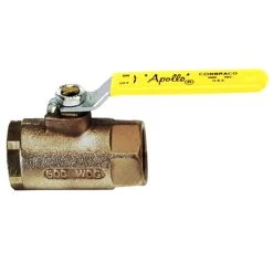 APOLLO VALVES Bronze Ball Valves with Stainless Steel Lever