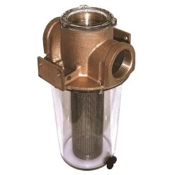 GROCO 3/4" Raw Water Strainer with #304 Stainless Steel Basket